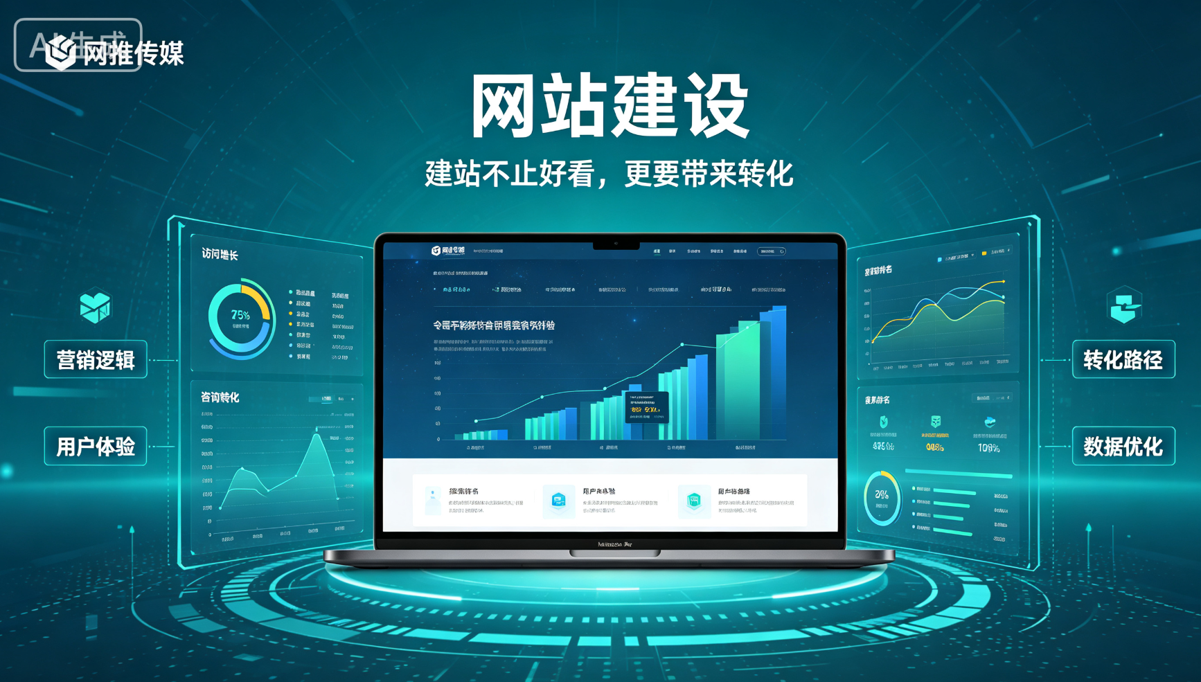 德州网站建设宣传图展示专业官网制作效果